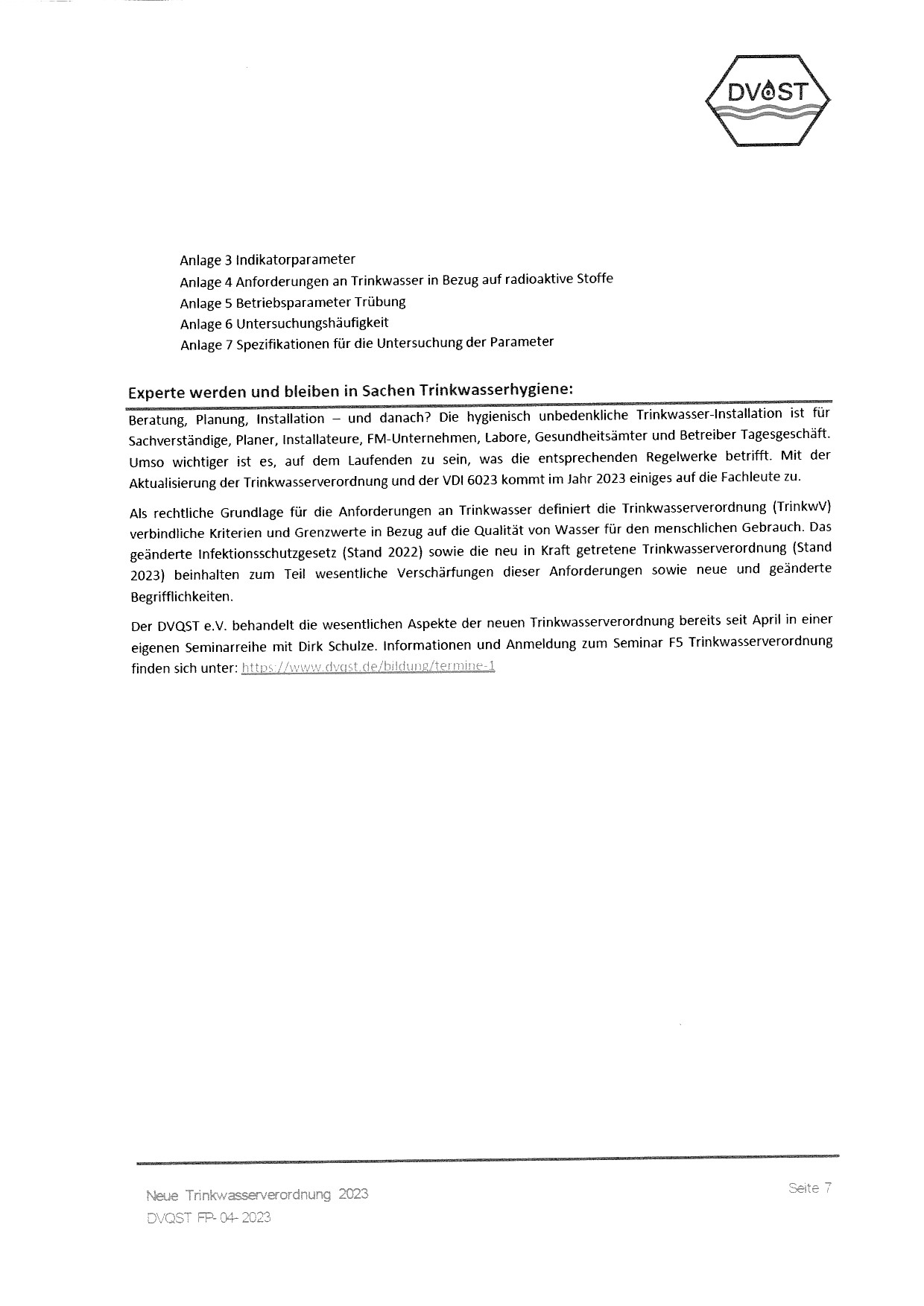 Trinkwasserverordnung Seite 7